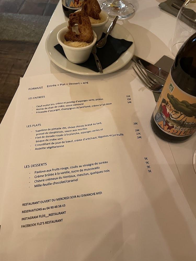 Flo's restaurant - Menu Image 2